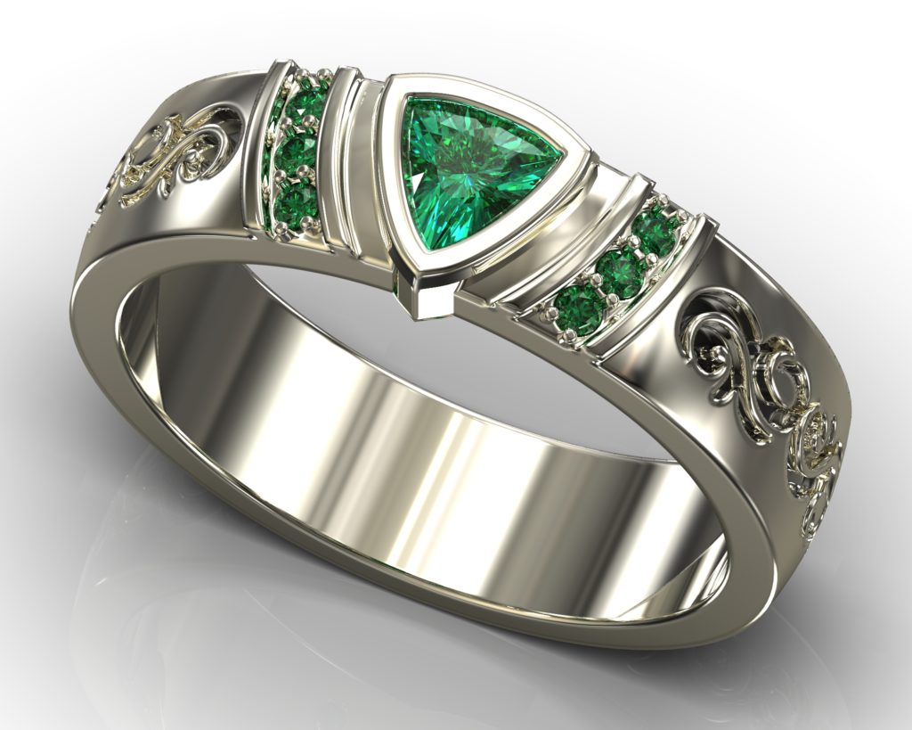White Gold Raphael Ring