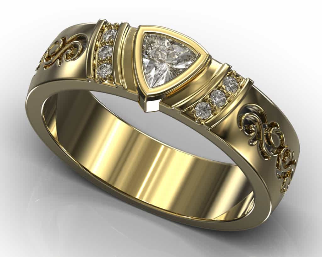 Yellow Gold Raphael Ring