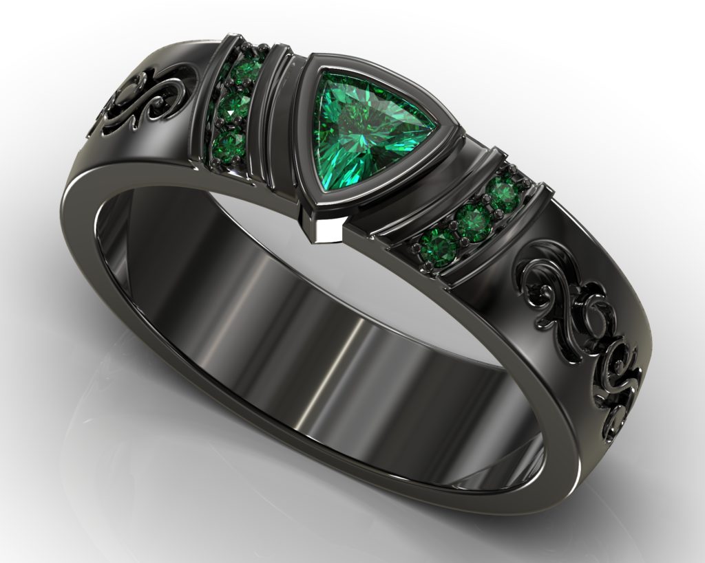 Black Gold Raphael Ring