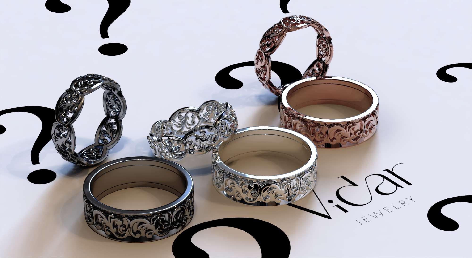Your Top 10 Questions Answered About Buying Matching Wedding Bands Online