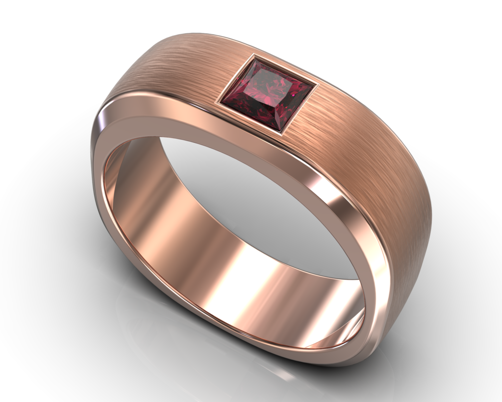 Rose Gold Edward Ring