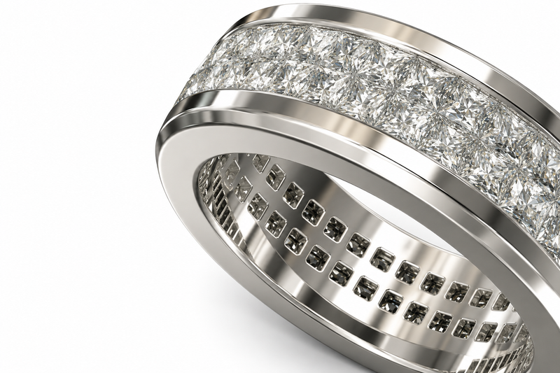 Invisible Edition Men's Diamond Rings