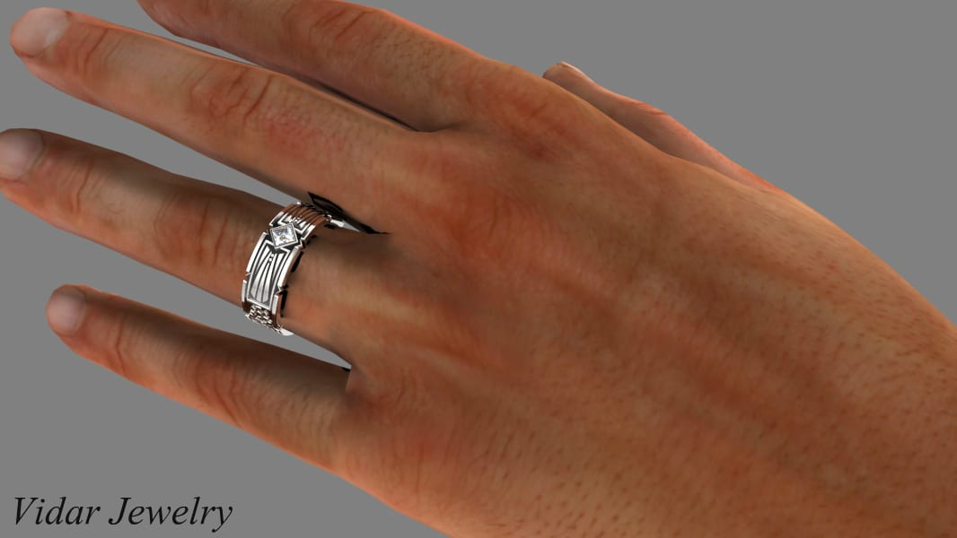 Star Wars Wedding Band For Men – view 2
