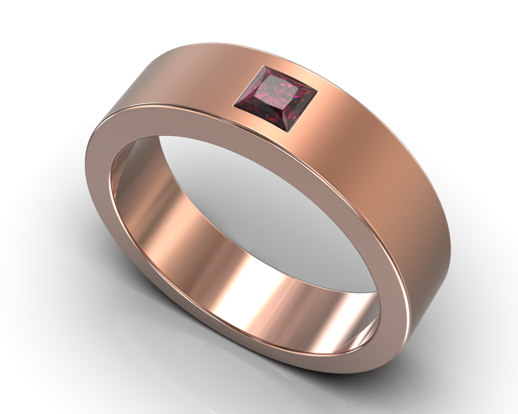 Rose Gold Goethe Ring