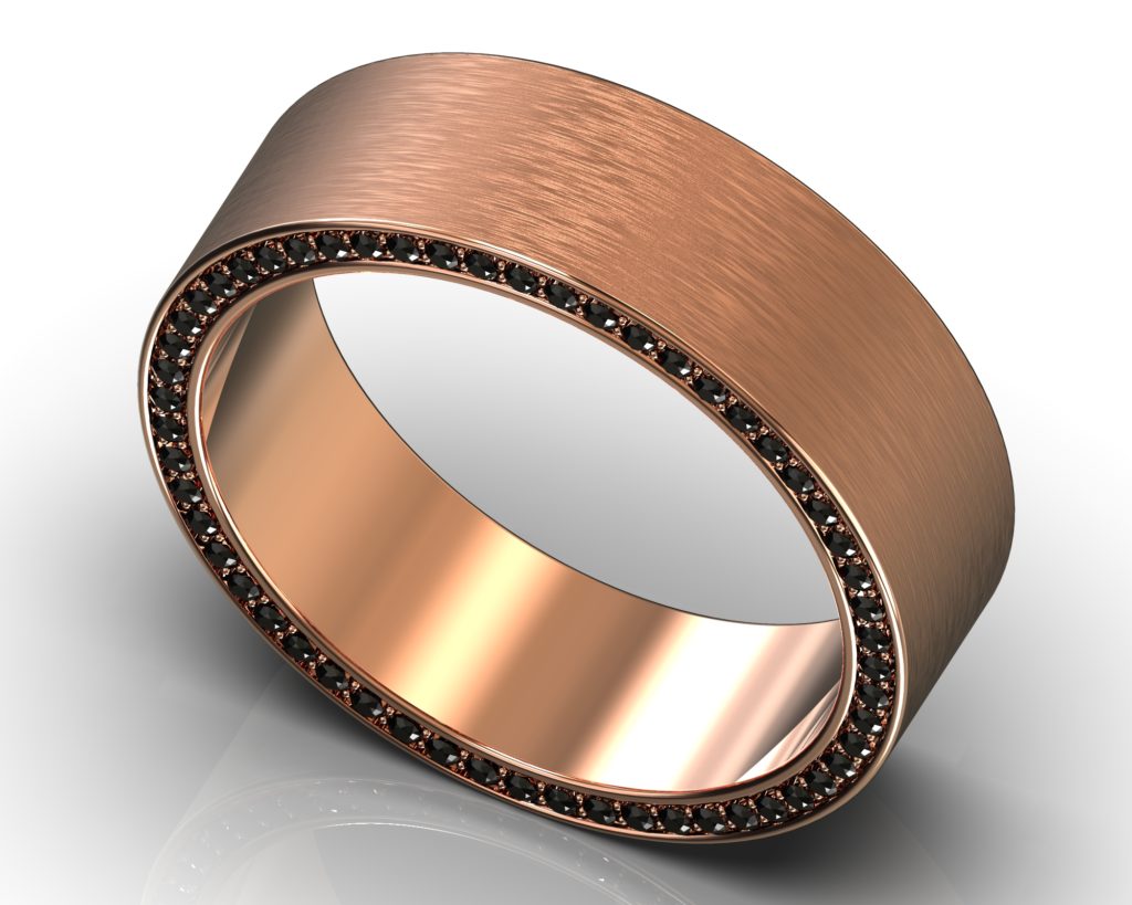 Rose Gold Twain Ring
