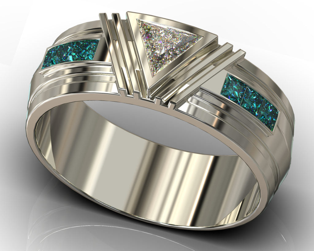 White Gold Hawthorne Ring