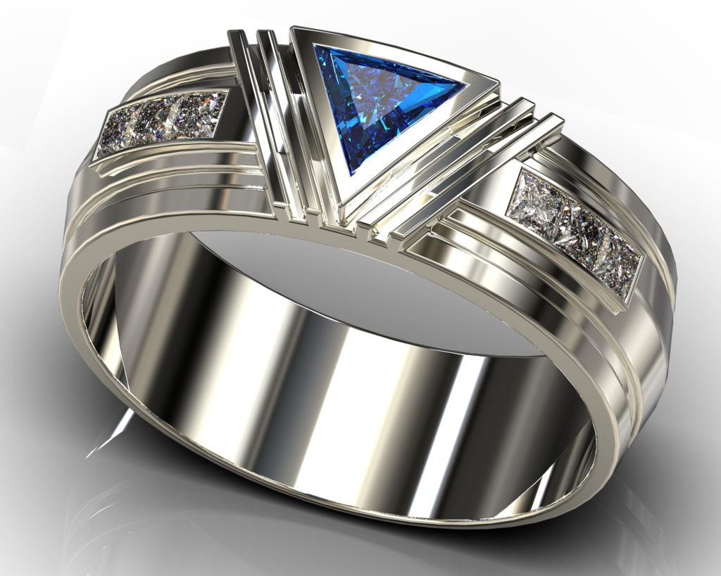 White Gold Hawthorne Ring