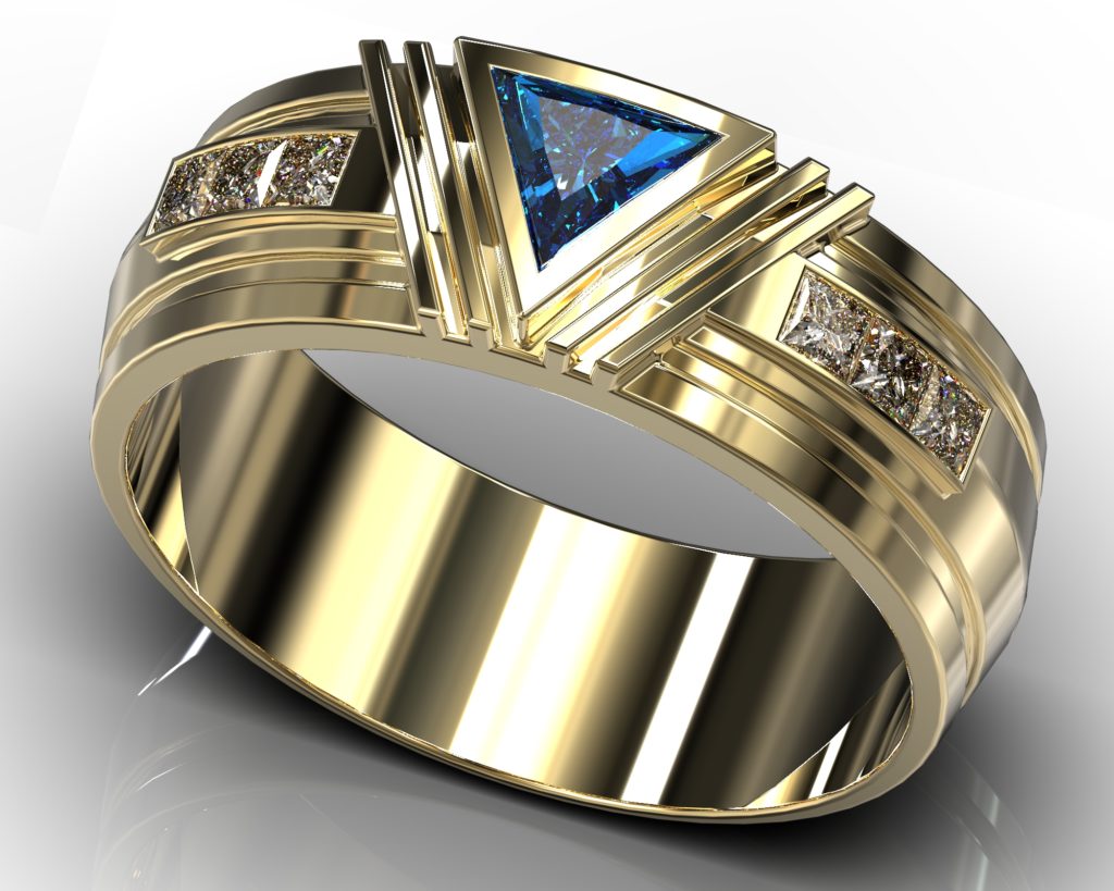 Yellow Gold Hawthorne Ring