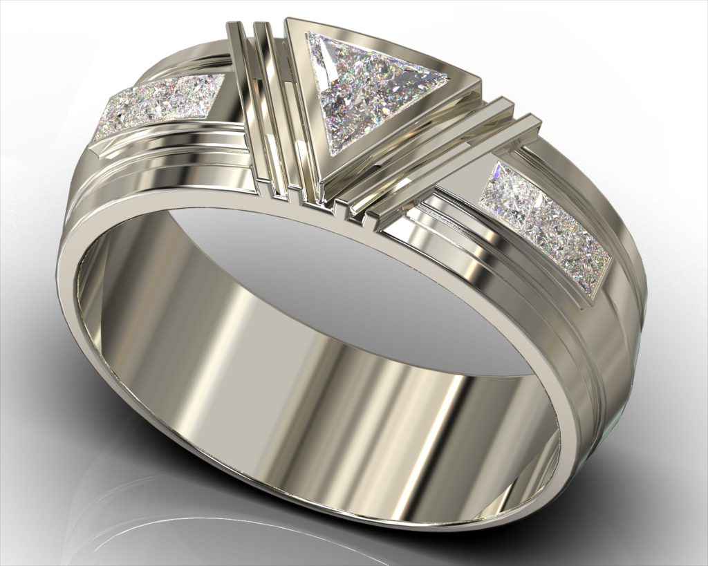 White Gold Hawthorne Ring