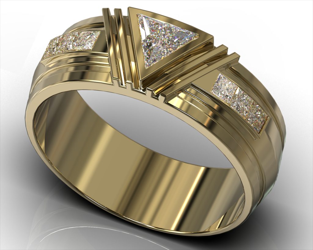 Yellow Gold Hawthorne Ring