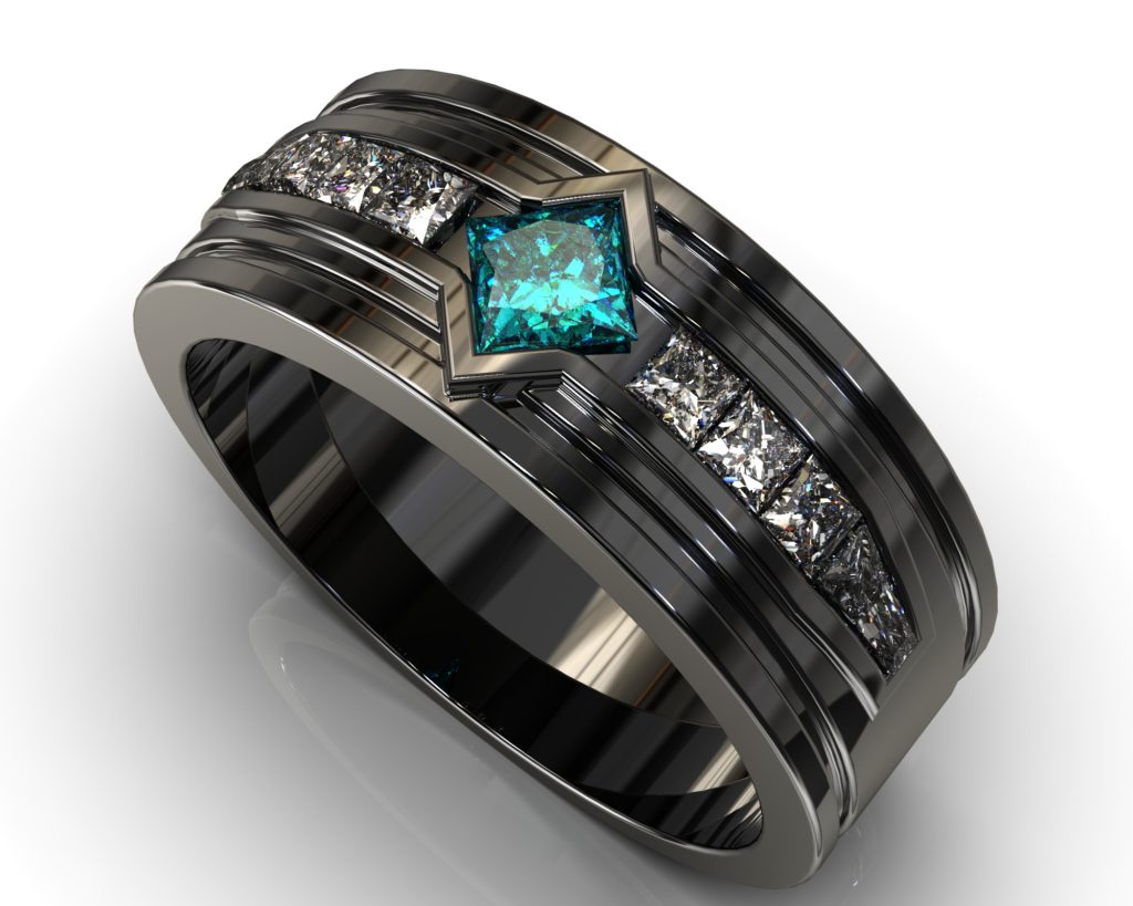 Black Gold Rodin Ring