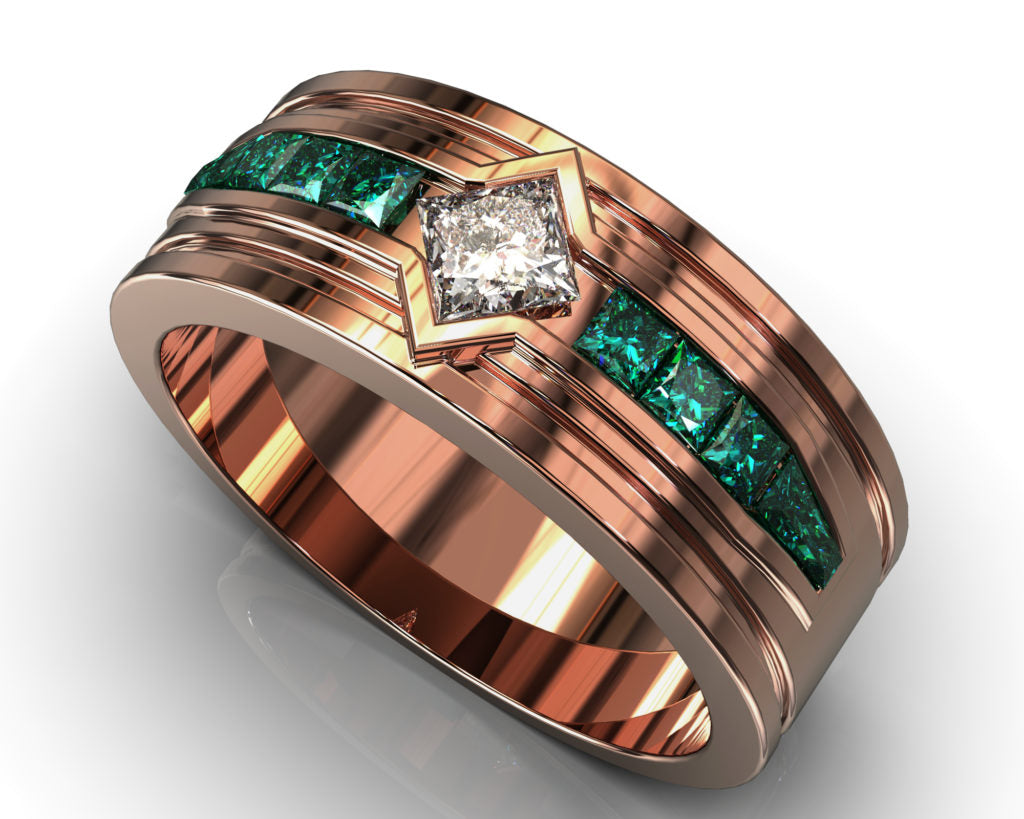 Rose Gold Rodin Ring