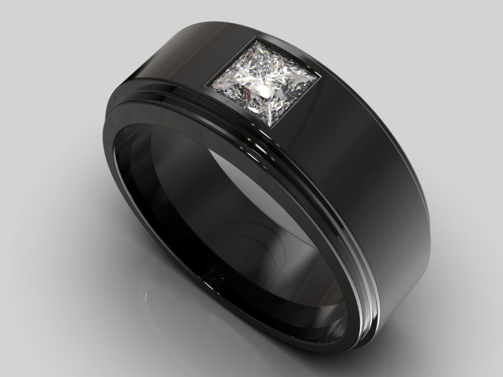 Black Gold Lionheart Ring