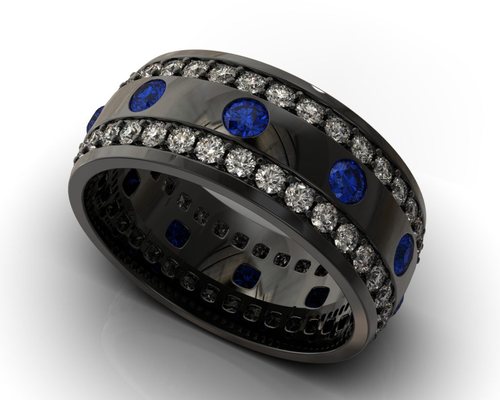 Black Gold Washington Ring