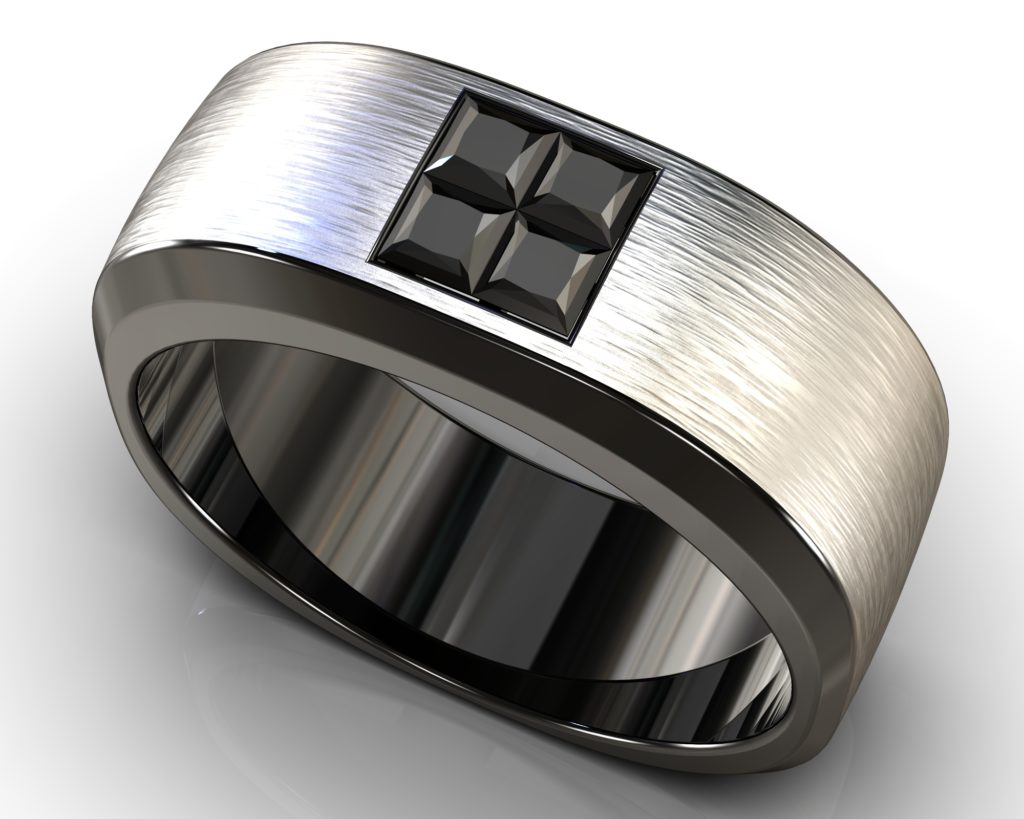 White Gold Andersen Ring