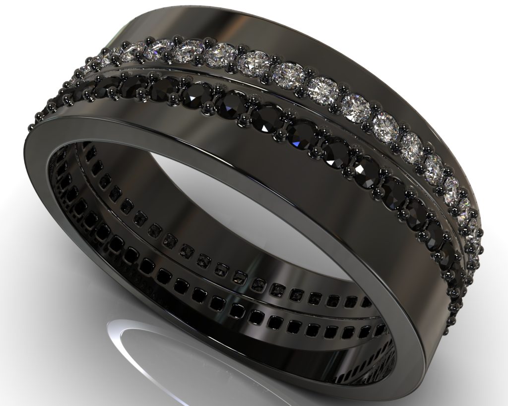 Black Gold Beethoven Ring