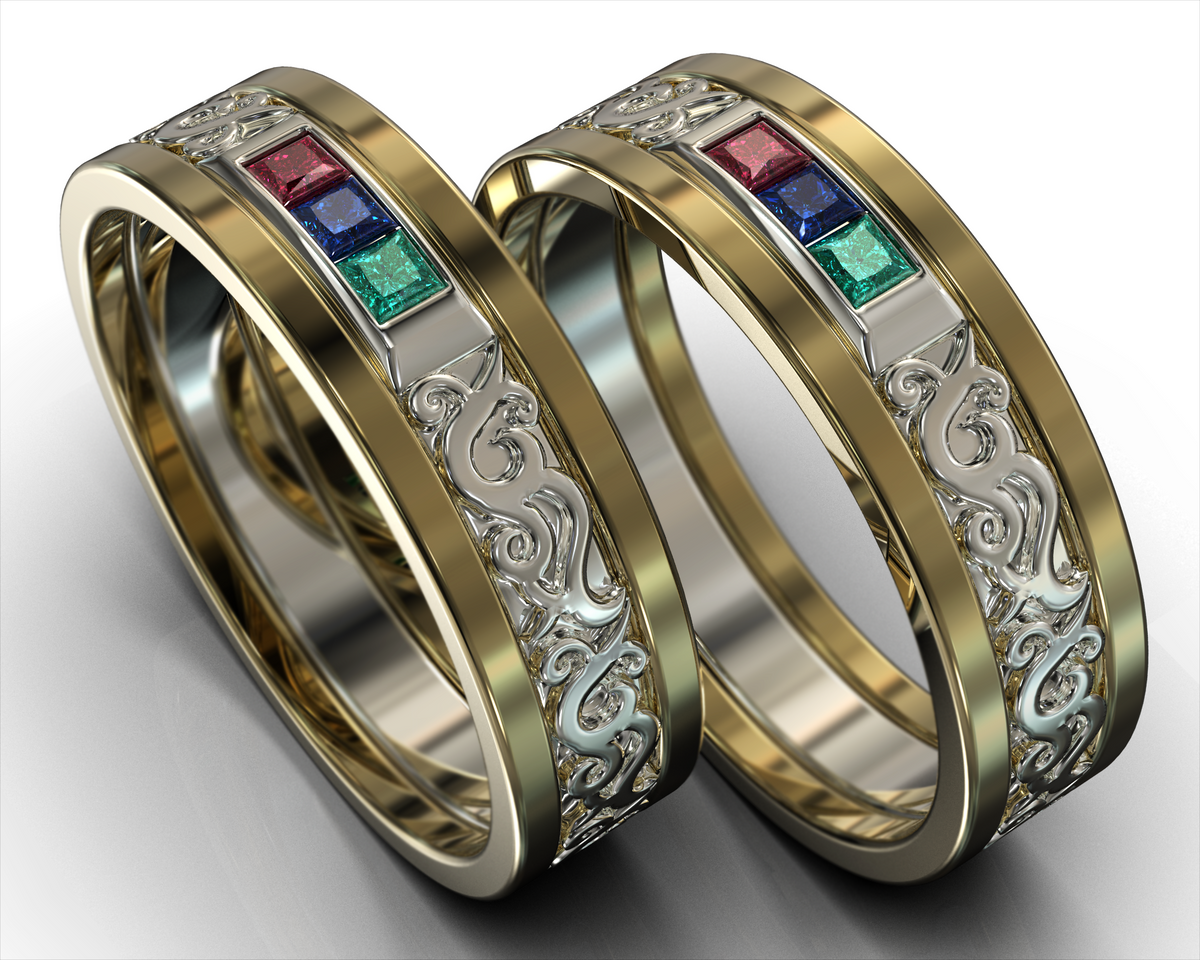 Rainbow Gemstone Ring