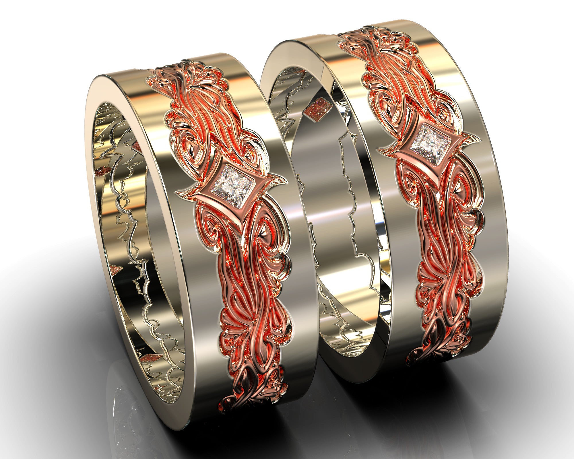Diamond Wedding Ring For Men – view 1