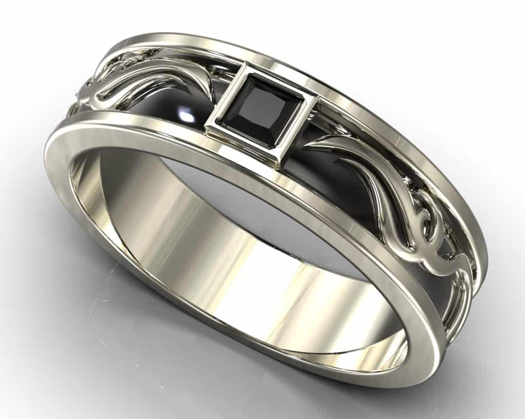 White Gold Julius Ring