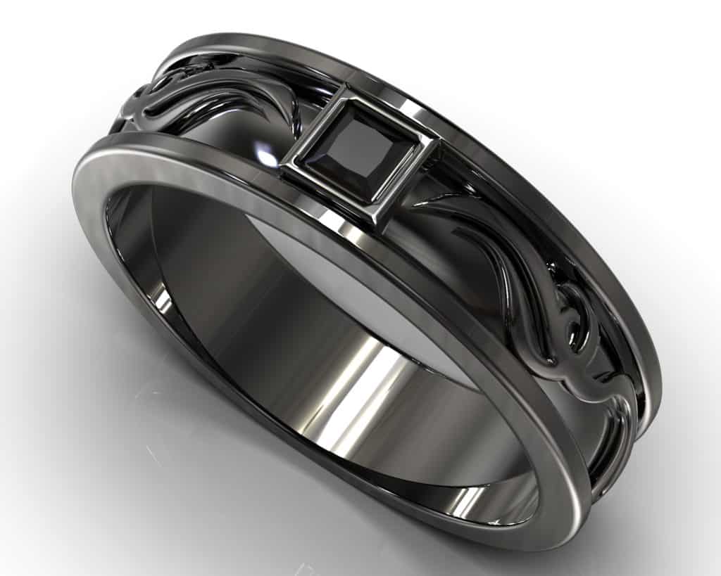 Black Gold Julius Ring