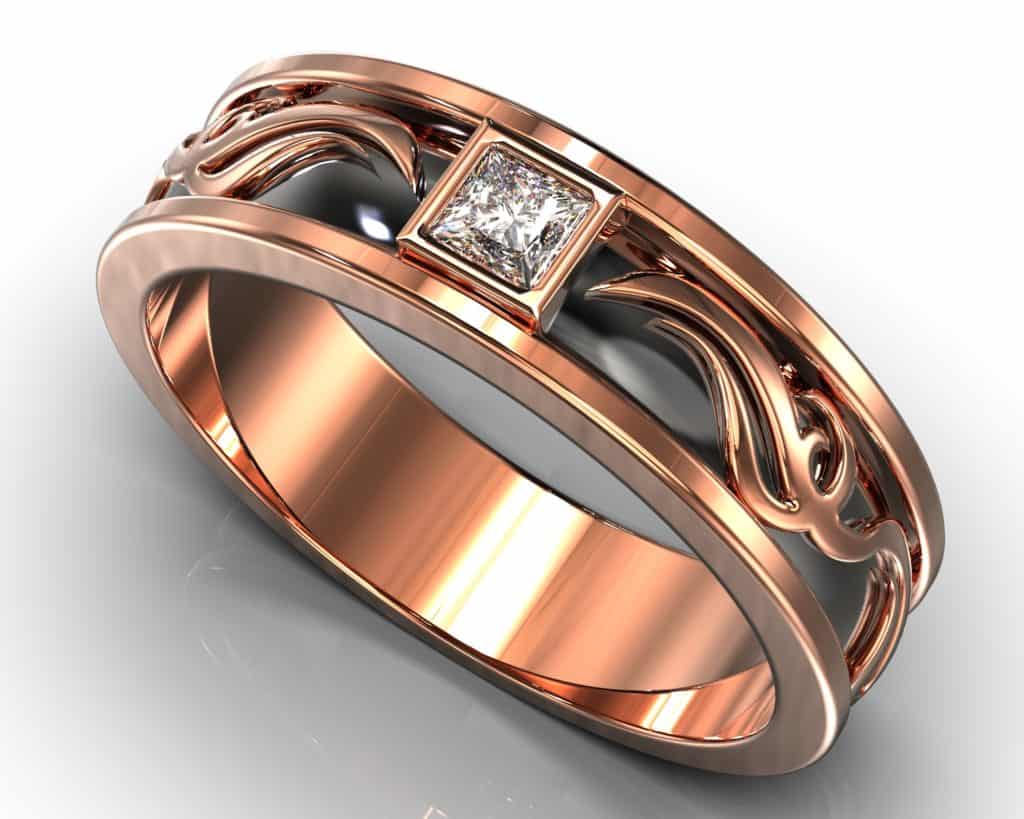 Rose Gold Julius Ring