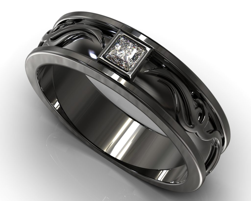 Black Gold Julius Ring