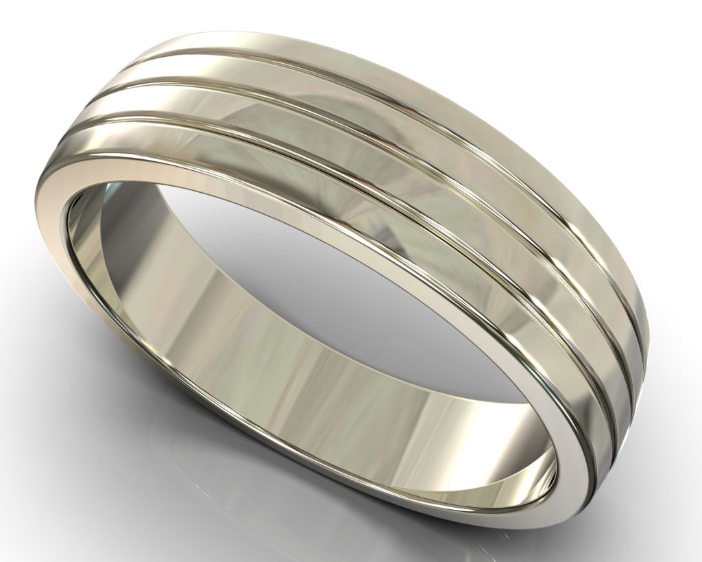 White Gold William Ring