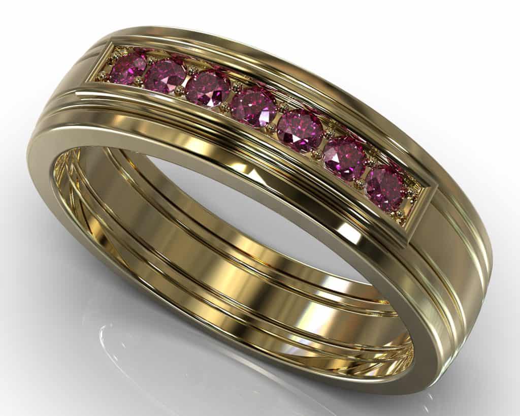 Yellow Gold Edison Ring