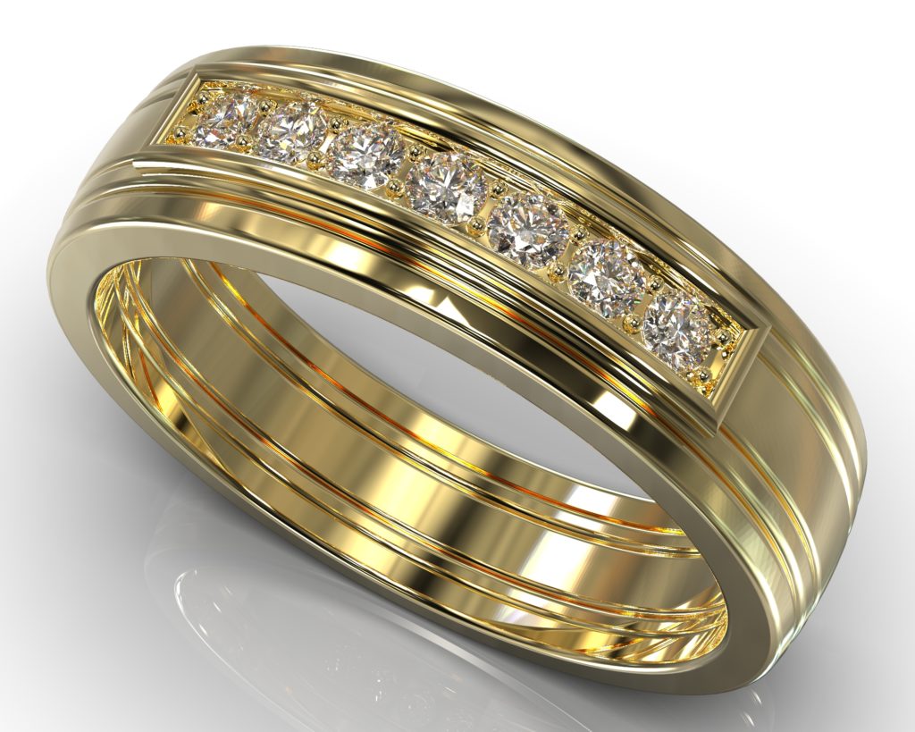 Yellow Gold Edison Ring