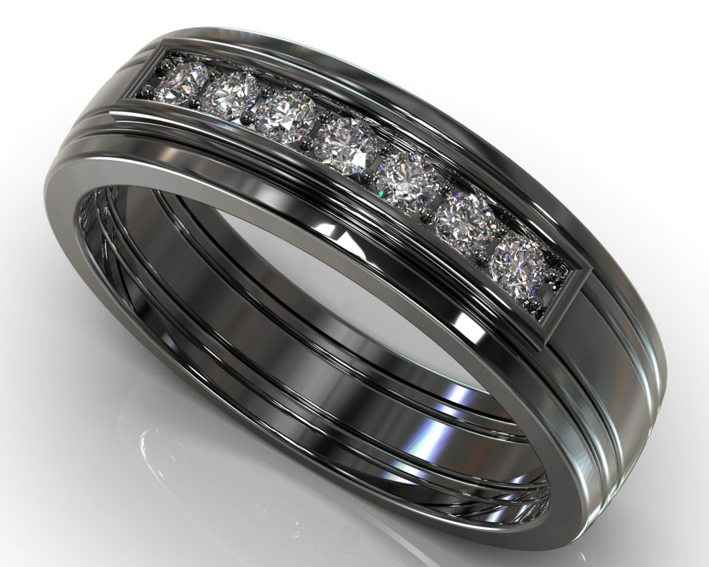 Black Gold Edison Ring