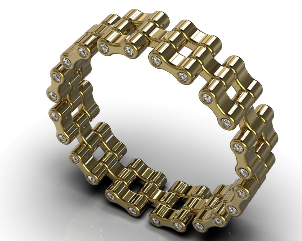 Yellow Gold Napoleon Ring