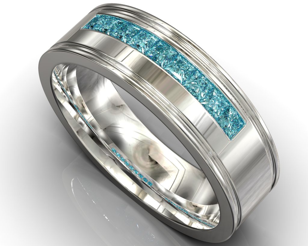 Platinum Buddha Ring