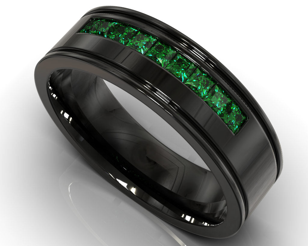Black Gold Buddha Ring