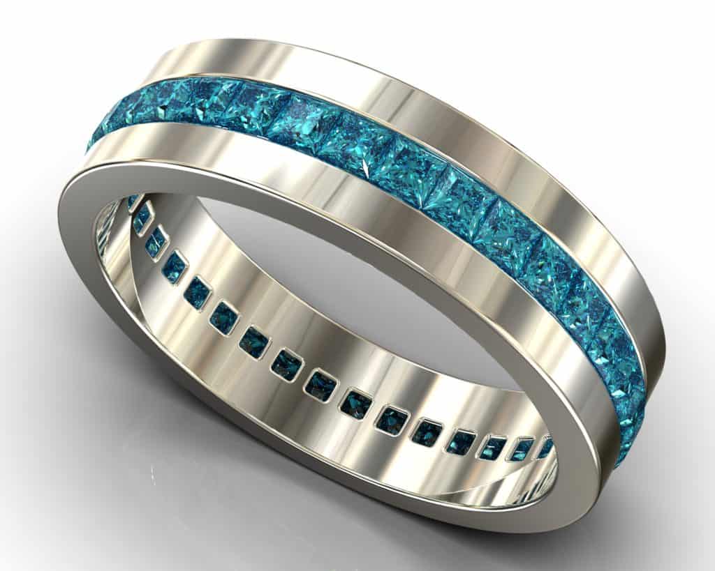 White Gold Courbet Ring
