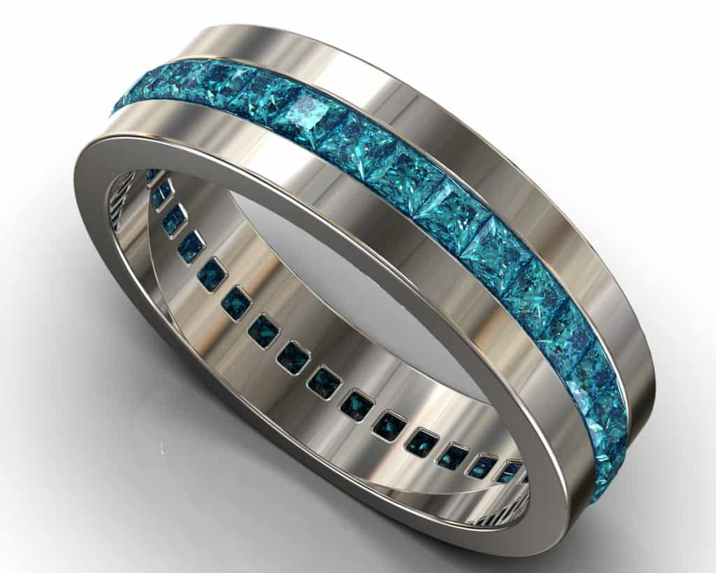 Platinum Courbet Ring