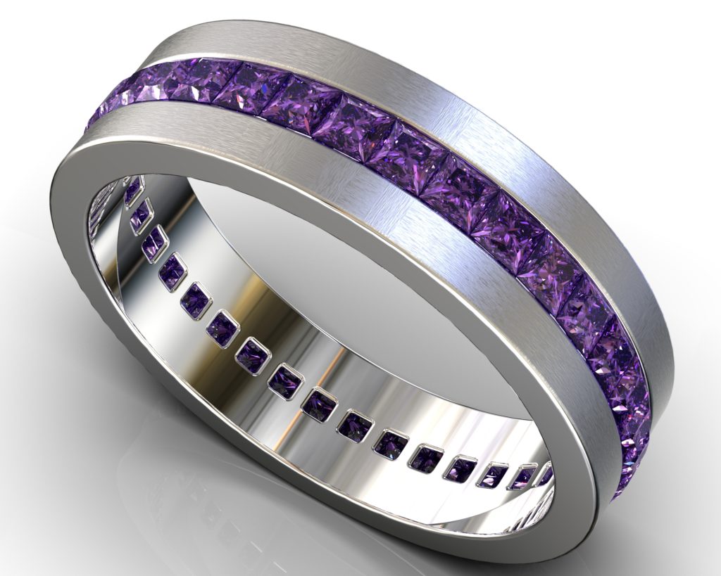 Platinum Courbet Ring