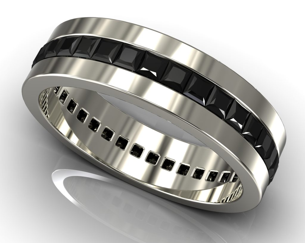 White Gold Courbet Ring