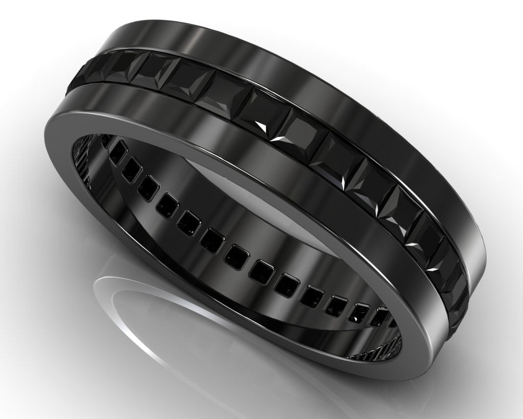 Black Gold Courbet Ring