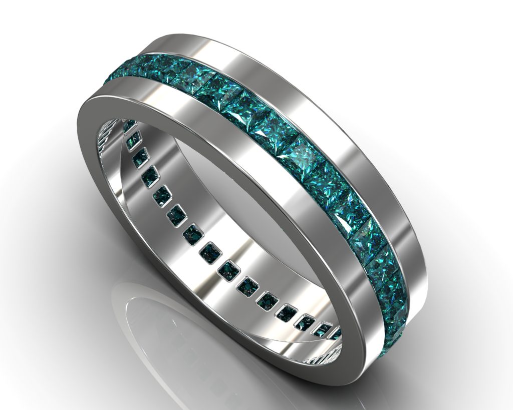 Platinum Courbet Ring