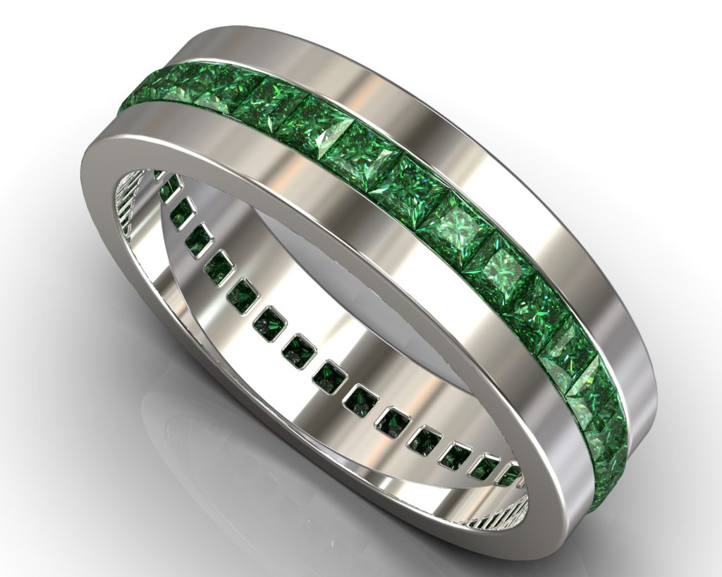 Platinum Courbet Ring