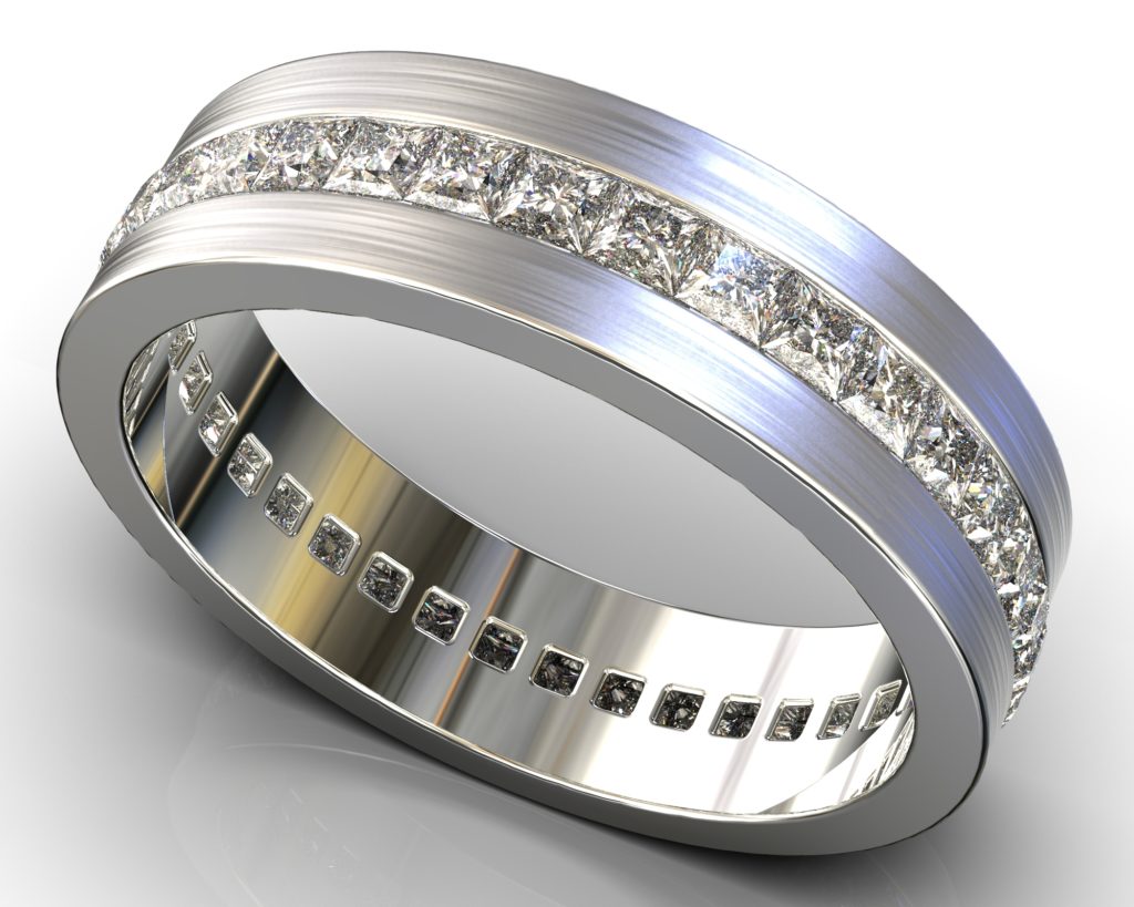 White Gold Courbet Ring