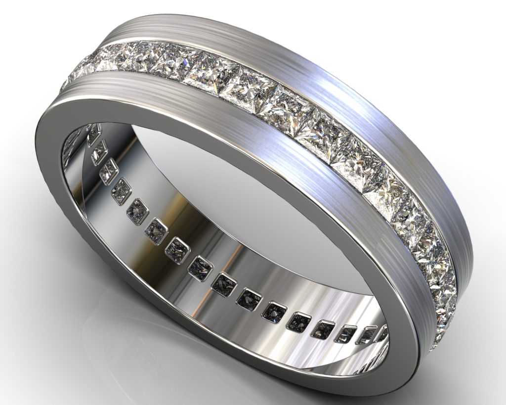 Platinum Courbet Ring