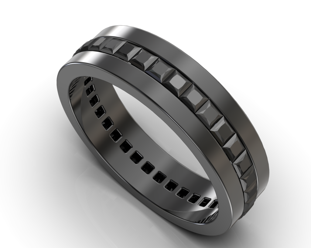 Black Gold Courbet Ring