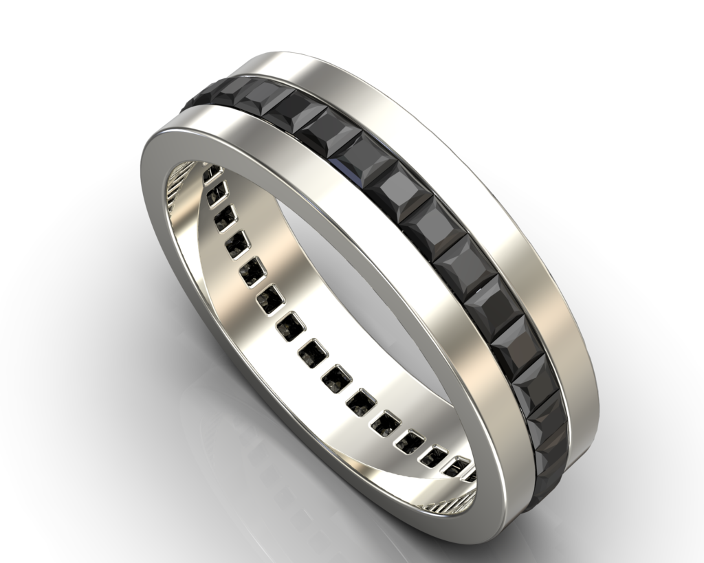 Platinum Courbet Ring