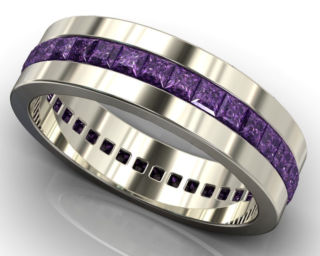 White Gold Courbet Ring