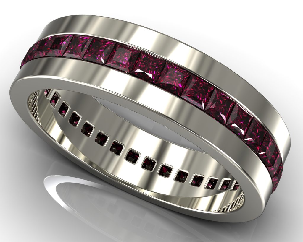 White Gold Courbet Ring