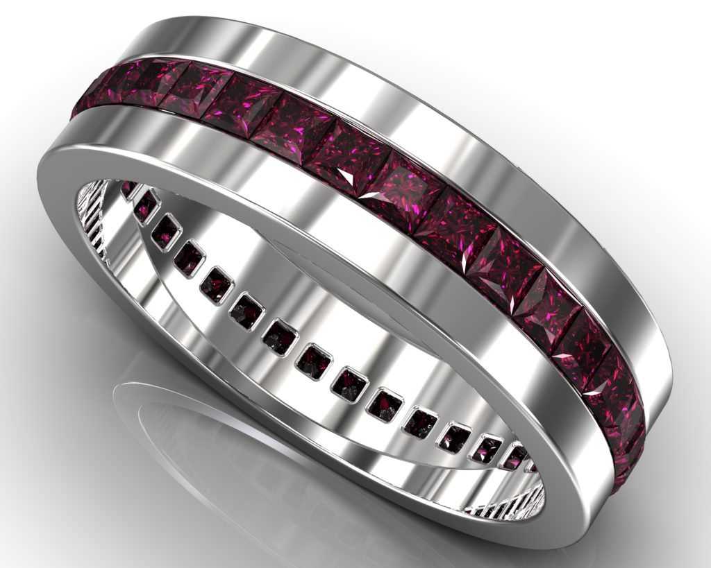 Platinum Courbet Ring