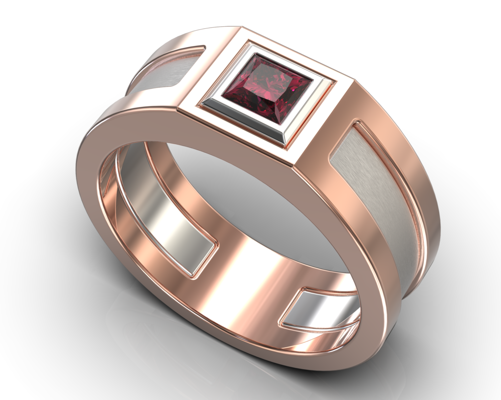 Rose Gold Degas Ring