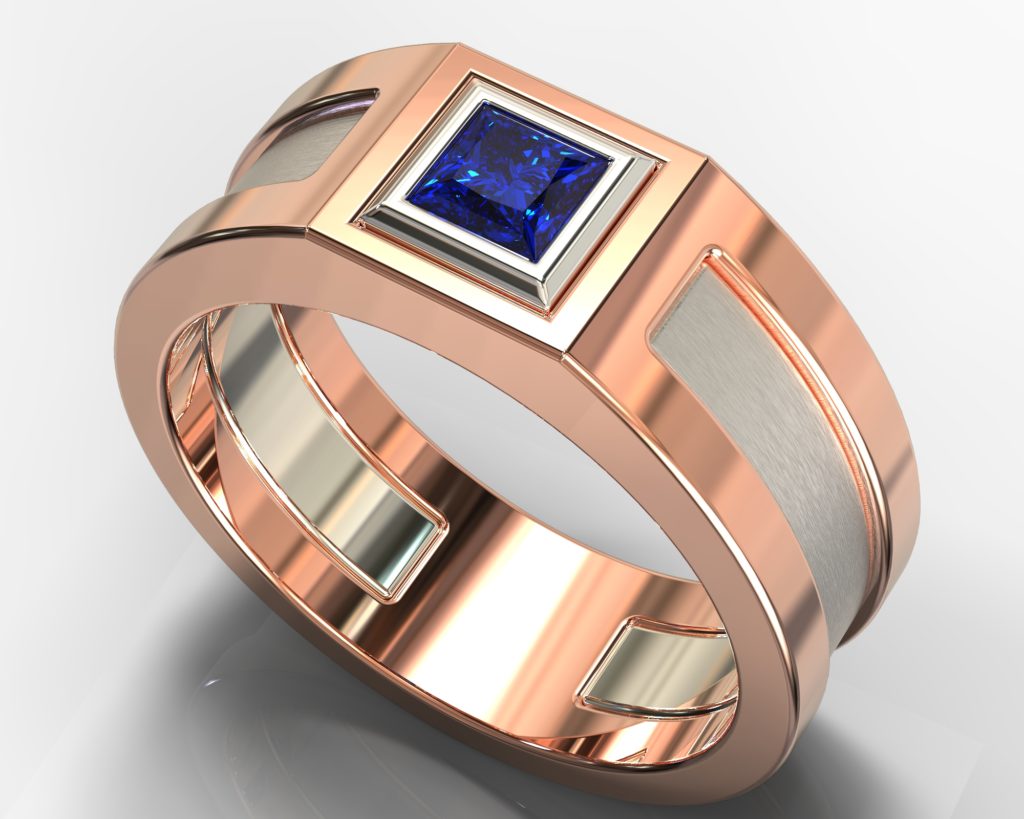 Rose Gold Degas Ring
