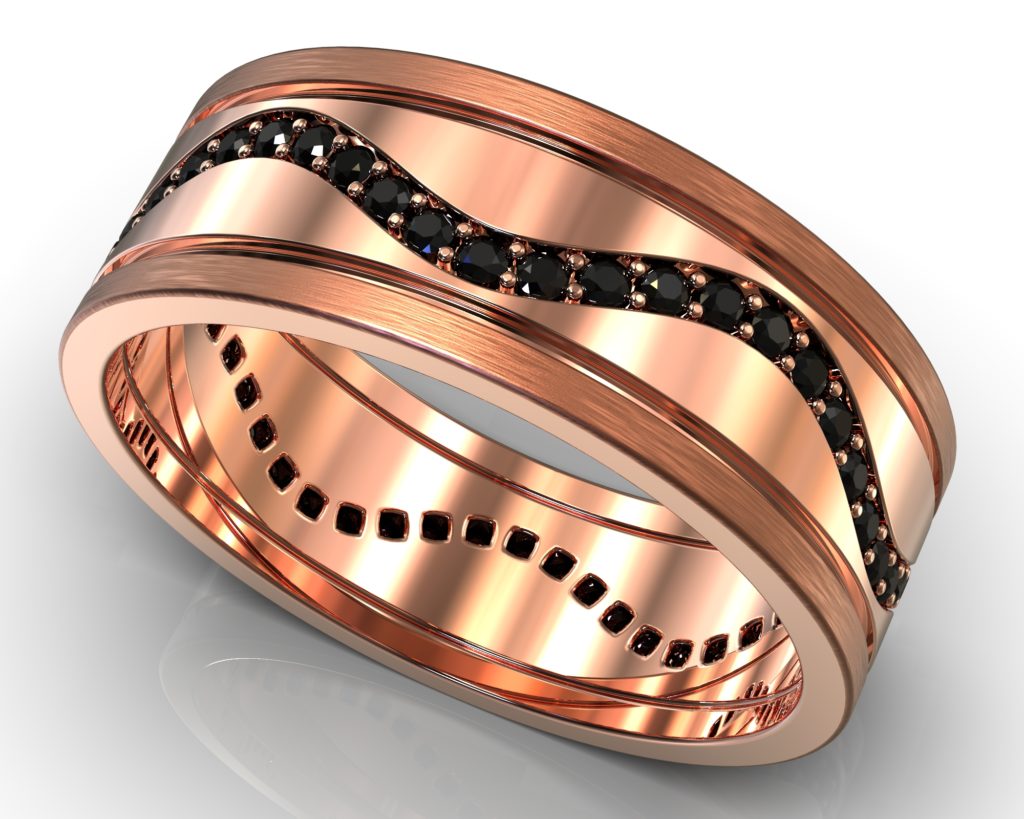 Rose Gold Verne Ring